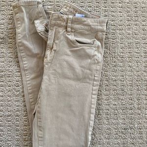 Tan Super Stretch American eagle jeggings